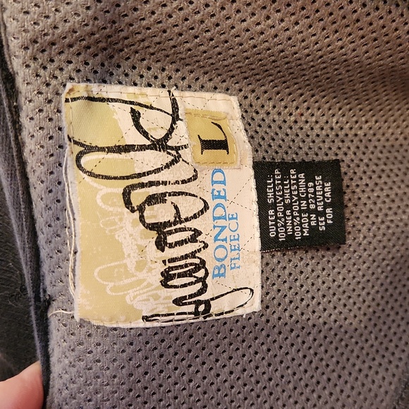 Free World Men's Bonded Fleece Zip Up jacket - Picture 6 of 14